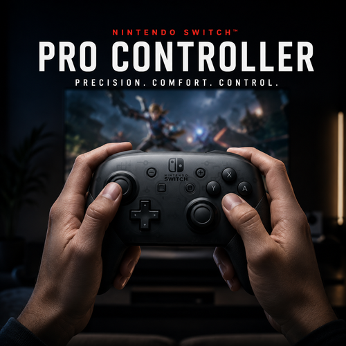 Control Inalámbrico Pro para Nintendo Switch, Joystick para Juegos Compatible con Nintendo Switch OLED/Lite, Bluetooth con Cable USB