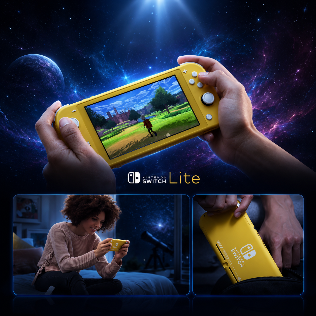 Consolas Nintendo Switch Lite - 32GB Batería 3570mah 5.5'' Compacto y liviano Controladores integrados Juegos compatibles
