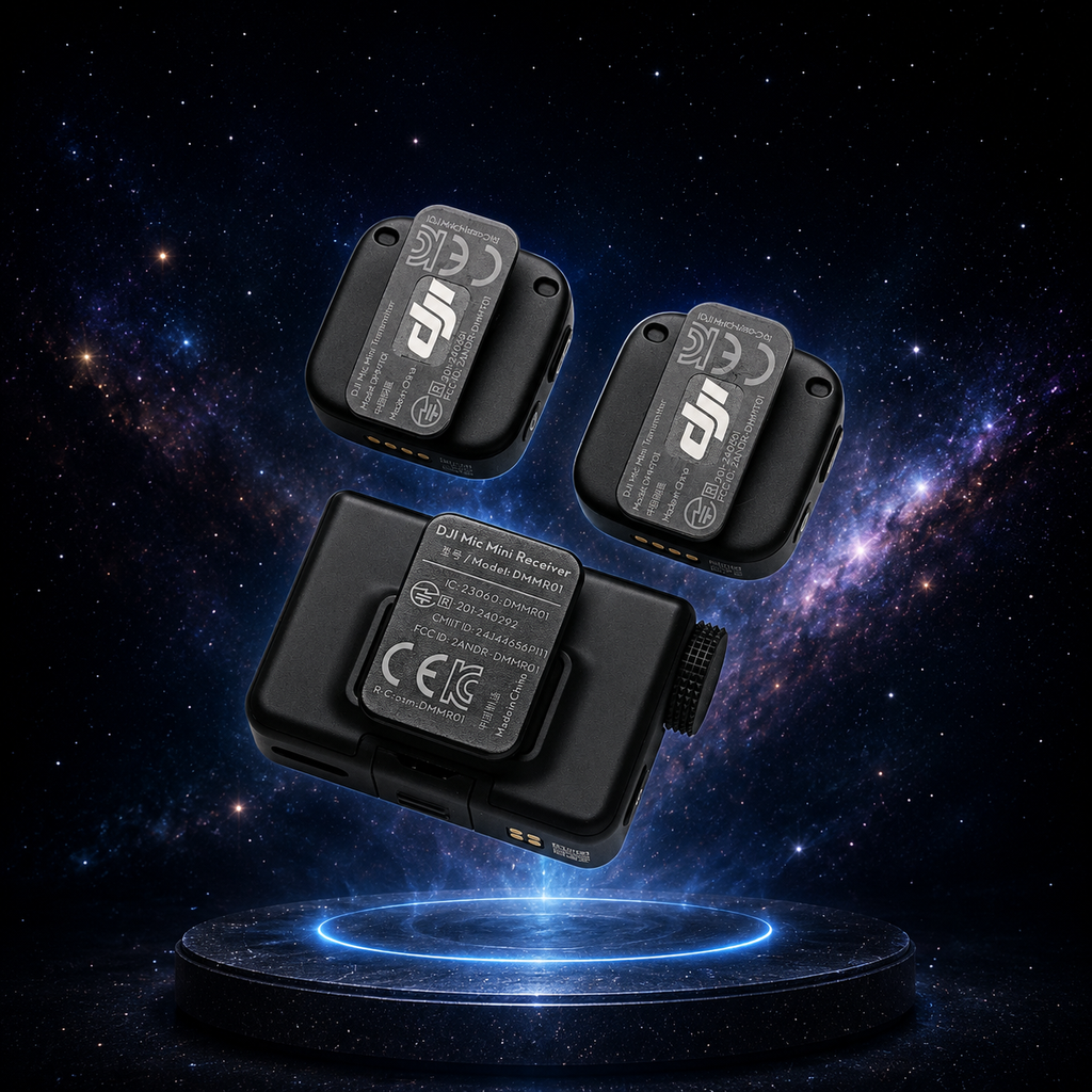 DJI Mic Mini 2TX 1RX añadir estuche de carga, cancelación activa de ruido de dos niveles, funcionamiento en 48 horas, Audio de alta calidad, transmisión estable