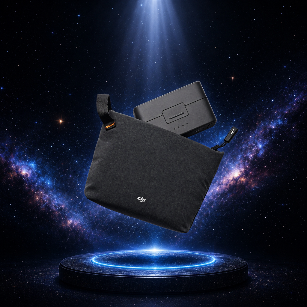 DJI Mic Mini 2TX 1RX añadir estuche de carga, cancelación activa de ruido de dos niveles, funcionamiento en 48 horas, Audio de alta calidad, transmisión estable