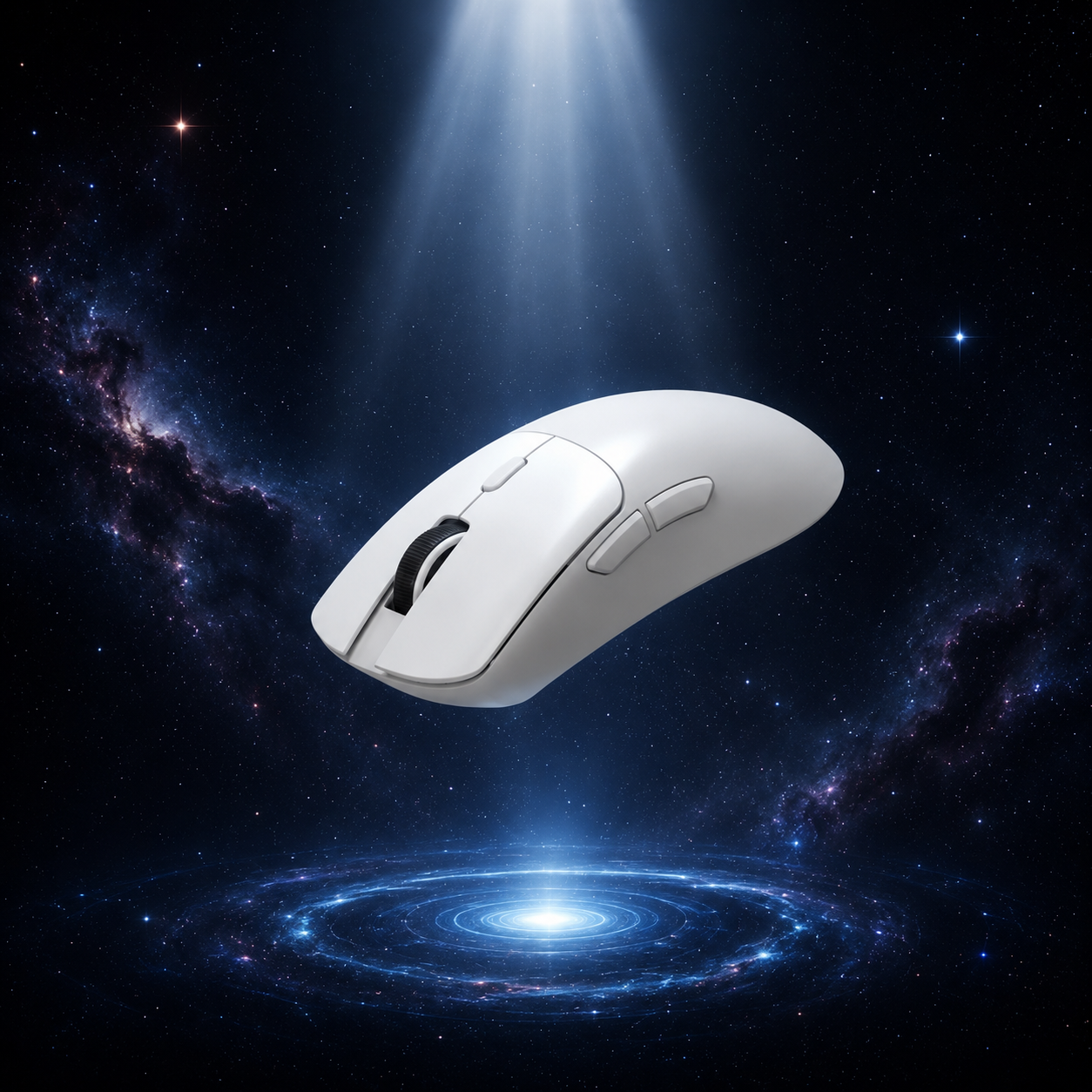 Ratón inalámbrico para juegos R1, conexión trimodo (2,4G/con cable/BT5.2), diseño ligero de 55g, Sensor óptico DPI de 18K, HUYU 20 millones Ke
