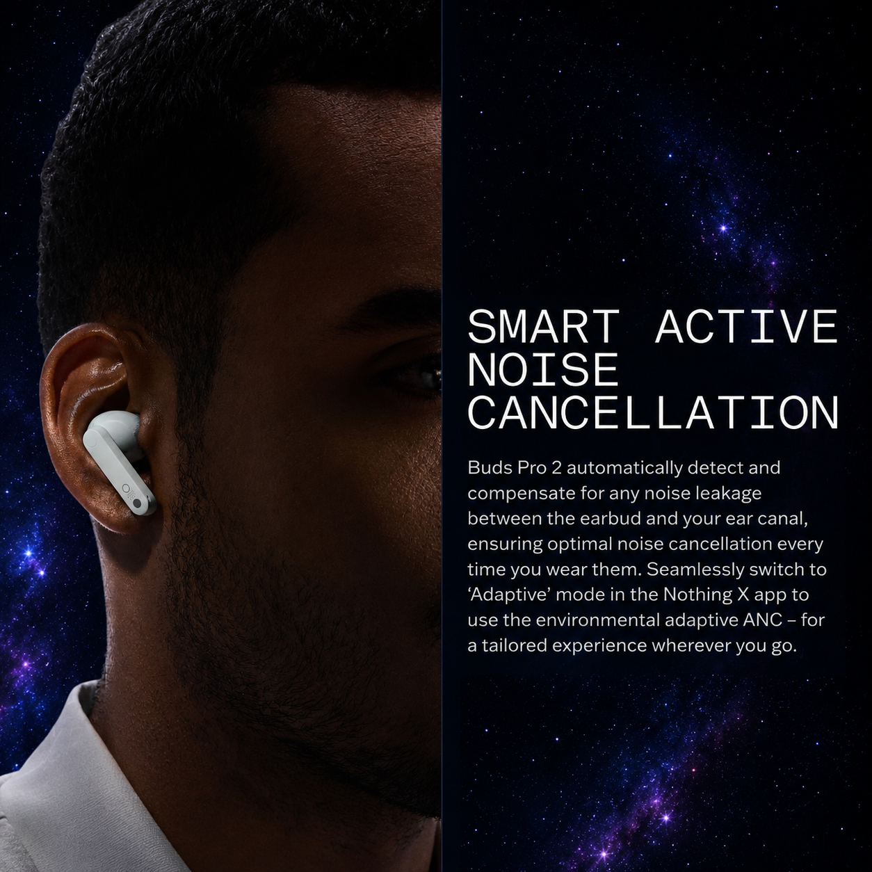 Global Verison CMF by Nothing Buds Pro 2 Auriculares inalámbricos híbridos con cancelación activa del ruido de 50 dB 6 HD MICS IP55 Bluetooth 5.3 CMF Buds Pro 2 Earphones