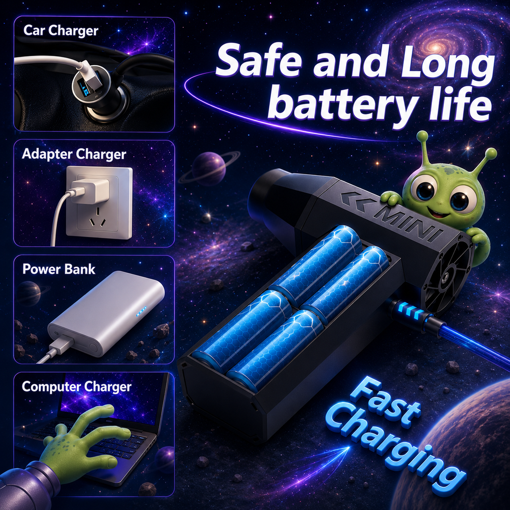 Mini ventilador de 130000RPM, plumero de aire eléctrico, velocidad del viento ajustable, ventilador portátil, soplador violento, limpieza de coche recargable