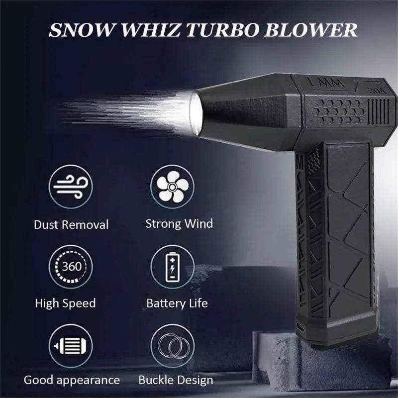 Soplador de chorro Turbo, potente soplador de aire de 130000RPM, Motor sin escobillas, ventilador Turbo, ventilador de chorro, limpieza de aire, soplador de aire, herramienta de Puissant