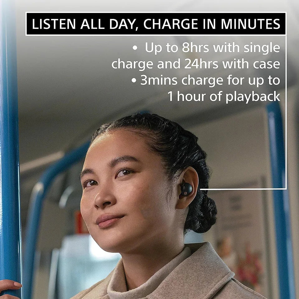 SONY-auriculares inalámbricos WF-1000XM5, cascos con Bluetooth, cancelación de ruido, batería de hasta 24 horas de duración, Conexión multipunto