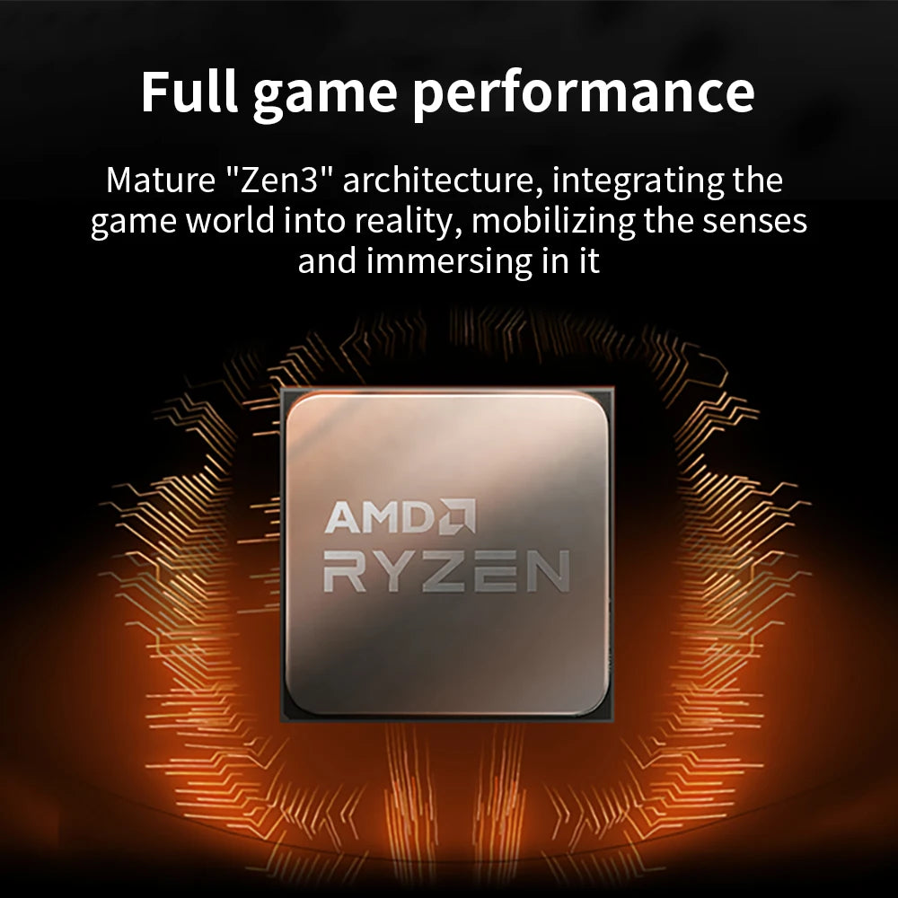 AMD Ryzen 7 5700X R7 5700X Ocho núcleos Dieciséis hilos 3,4 GHz PCIE4.0 65W 7NM L3=32M 100- 000000926   Enchufe AM4 sin ventilador