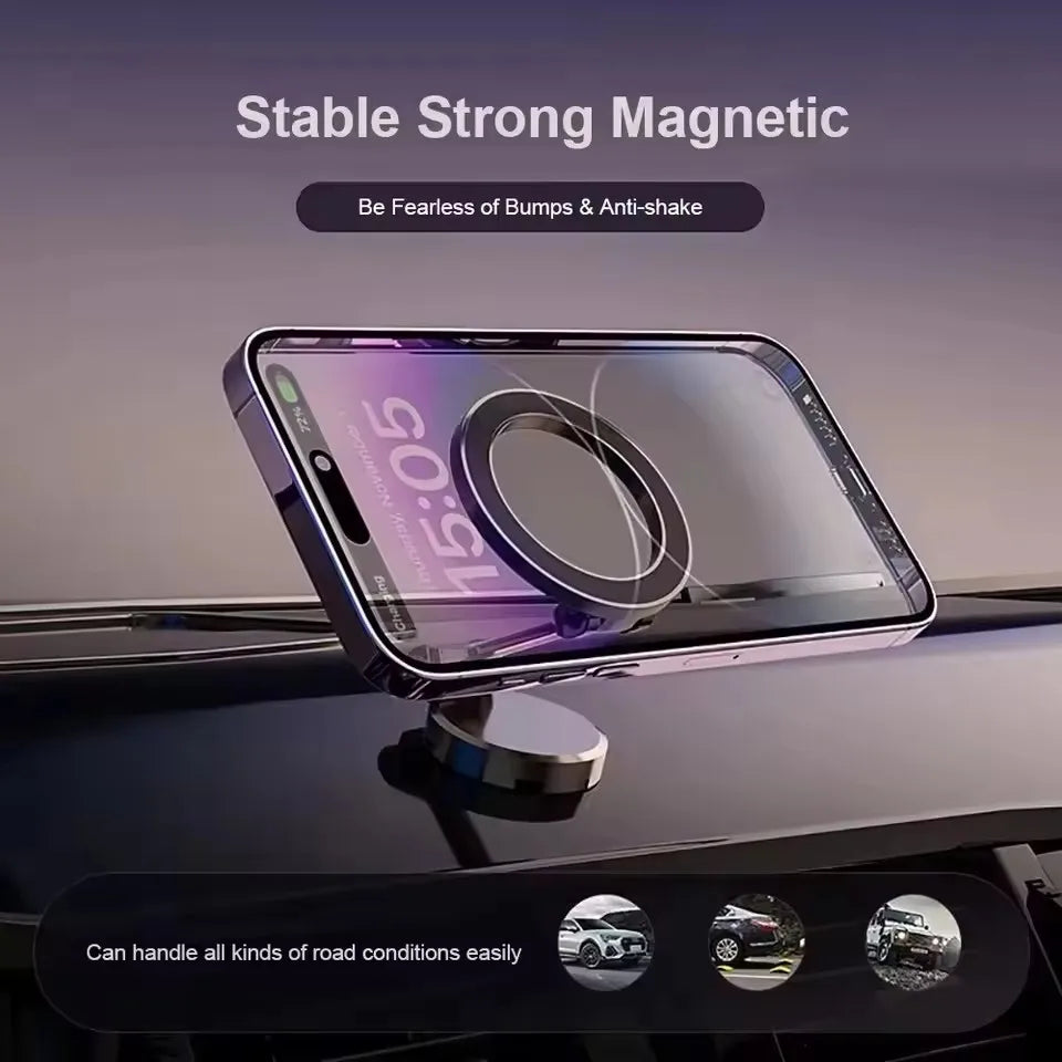 Soporte para teléfono de coche Magsafe 1080 para vehículos soporte móvil para el soporte para teléfono móvil en el coche para iPhone 17 16 Pro Max Plus