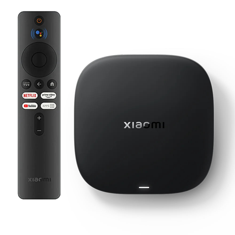 Xiaomi TV Box S (3rd Gen) 2+32GB, 4K Ultra HD, Chromecast, Wi-Fi 6, Bluetooth 5.2, Reproductor multimedia de transmisión Compatible con Netflix, Prime Video y Youtube